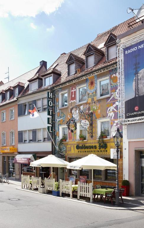 Hotel Goldenes Fass Wurtzburgo Exterior foto